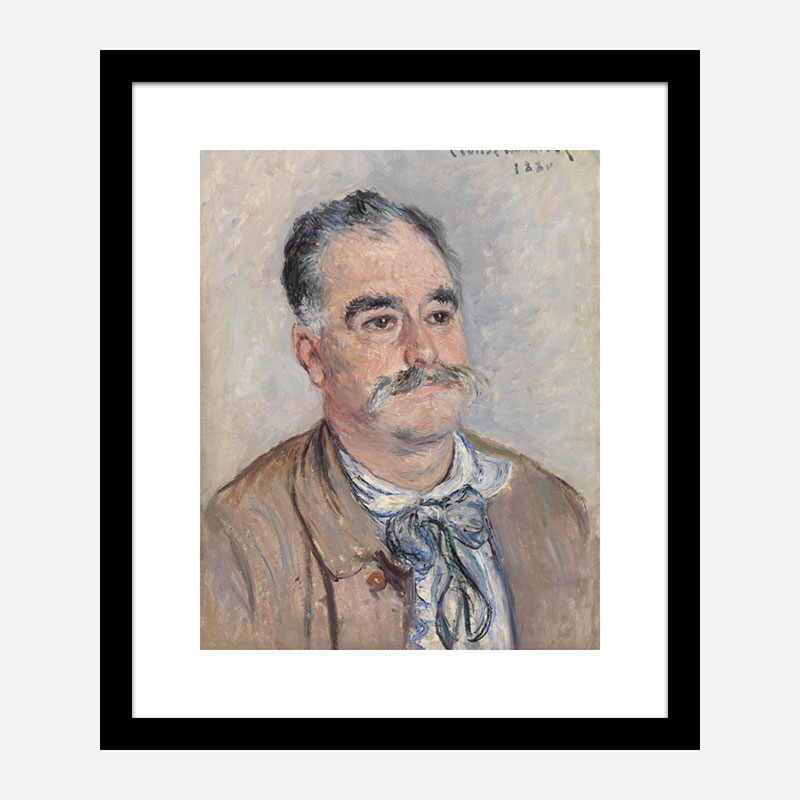 Portrait of Monsieur Coquette by Claude Monet Art Print