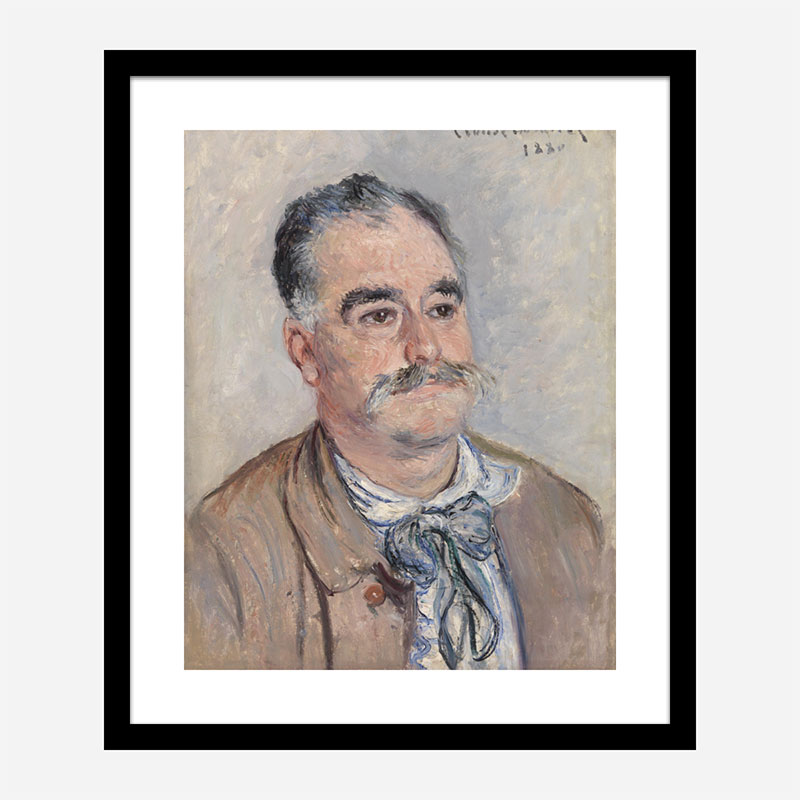Portrait of Monsieur Coquette by Claude Monet Art Print