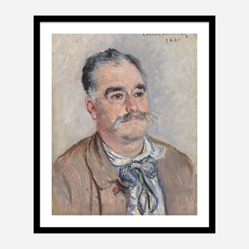 Portrait of Monsieur Coquette by Claude Monet Art Print