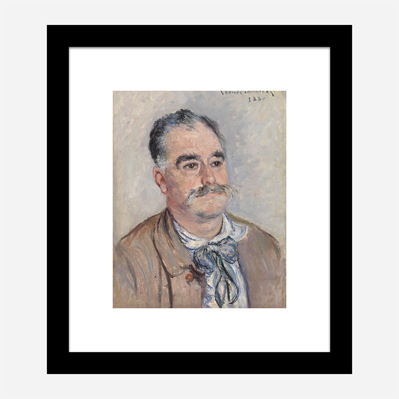 Portrait of Monsieur Coquette by Claude Monet Art Print