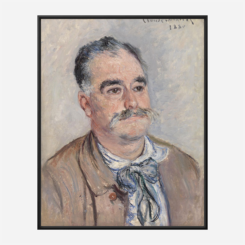 Portrait of Monsieur Coquette by Claude Monet Art Print