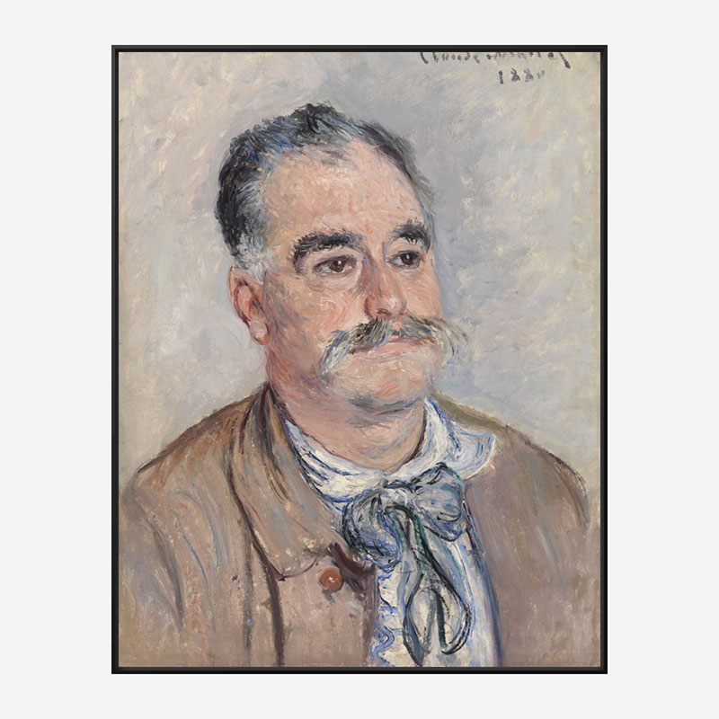 Portrait of Monsieur Coquette by Claude Monet Art Print