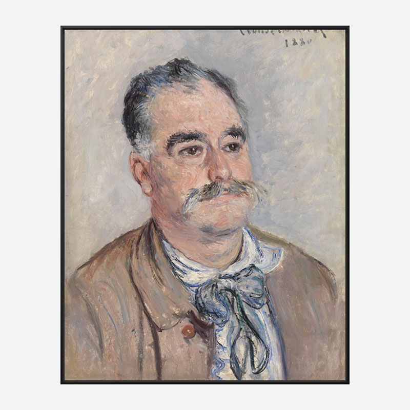 Portrait of Monsieur Coquette by Claude Monet Art Print