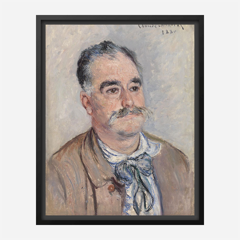 Portrait of Monsieur Coquette by Claude Monet Art Print