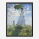 Woman with a Parasol by Claude Monet Art Print