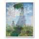 Woman with a Parasol by Claude Monet Art Print