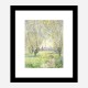 Woman Seated under the Willows by Claude Monet Art Print