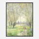 Woman Seated under the Willows by Claude Monet Art Print