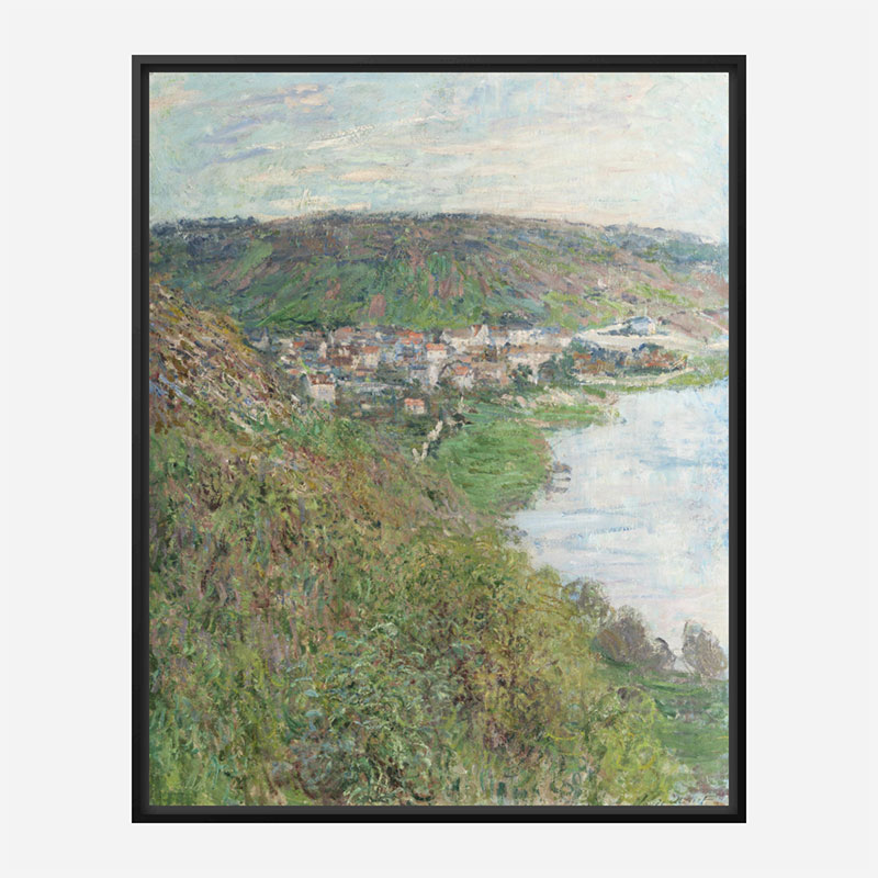 View of Vetheuil by Claude Monet Art Print