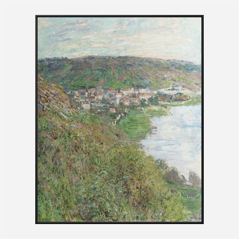 View of Vetheuil by Claude Monet Art Print