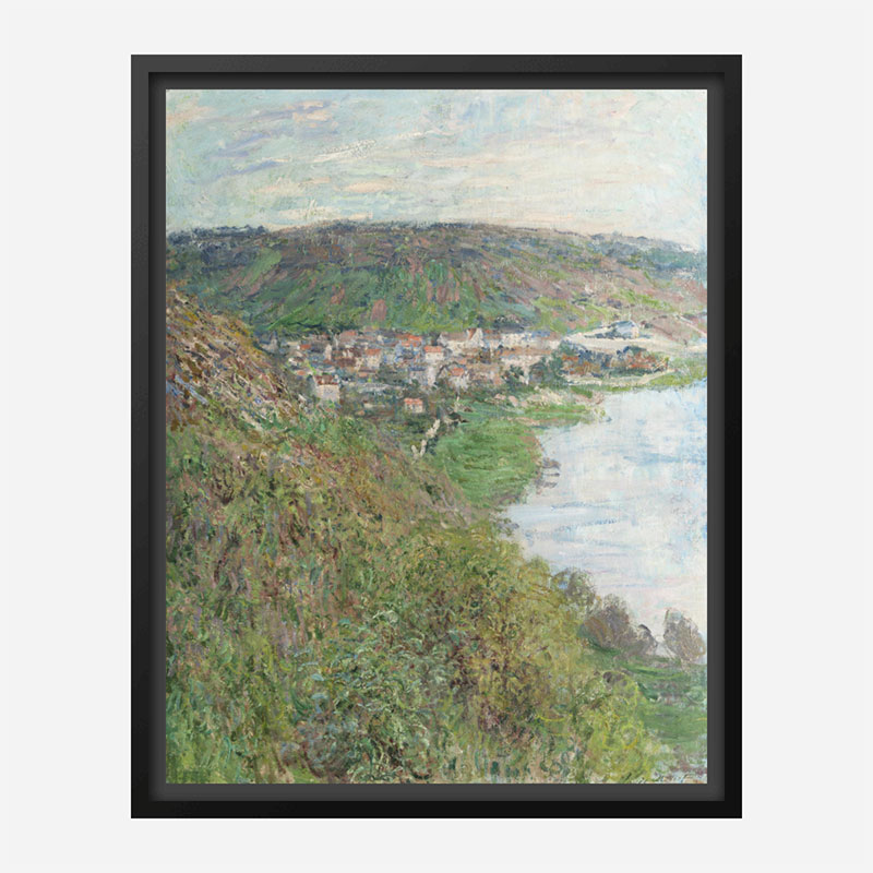 View of Vetheuil by Claude Monet Art Print