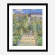 The Artist's Garden at Vetheuil by Claude Monet Art Print