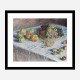 Apples and Grapes by Claude Monet Art Print