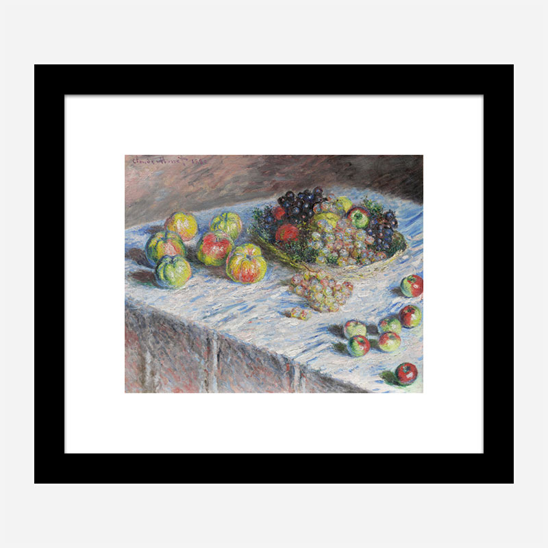 Apples and Grapes by Claude Monet Art Print