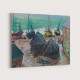 Boats on the Beach at Etretat by Claude Monet Art Print