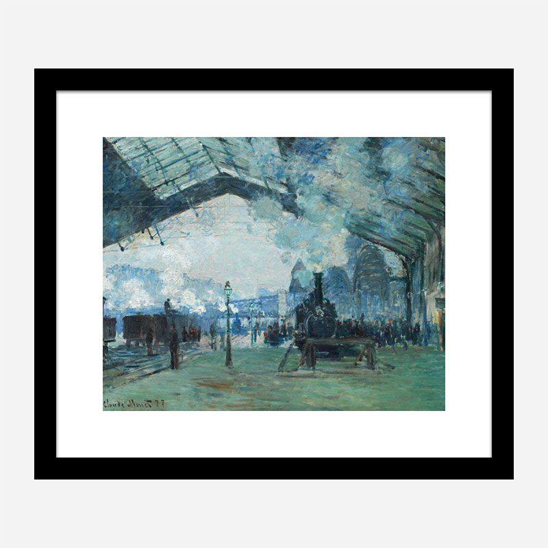 Arrival of the Normandy Train by Claude Monet Art Print