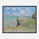 Cliff Walk at Pourville by Claude Monet Art Print