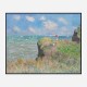 Cliff Walk at Pourville by Claude Monet Art Print