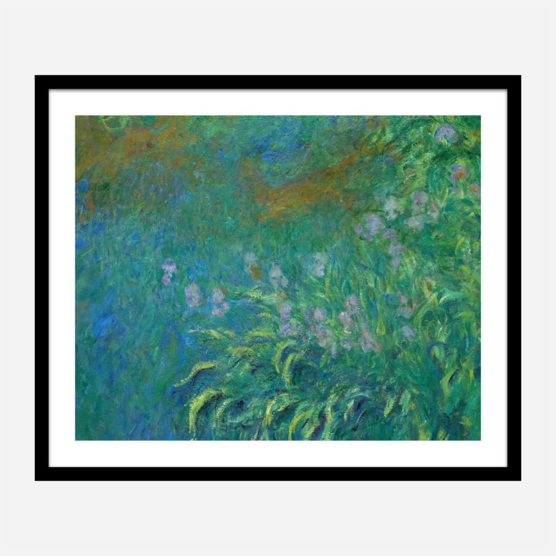 Irises by Claude Monet Art Print