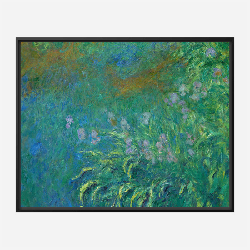 Irises by Claude Monet Art Print