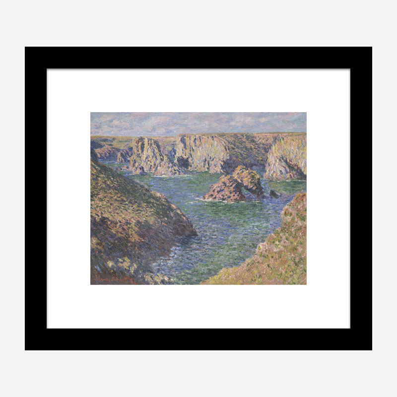 Port Domois Belle Isle by Claude Monet Art Print