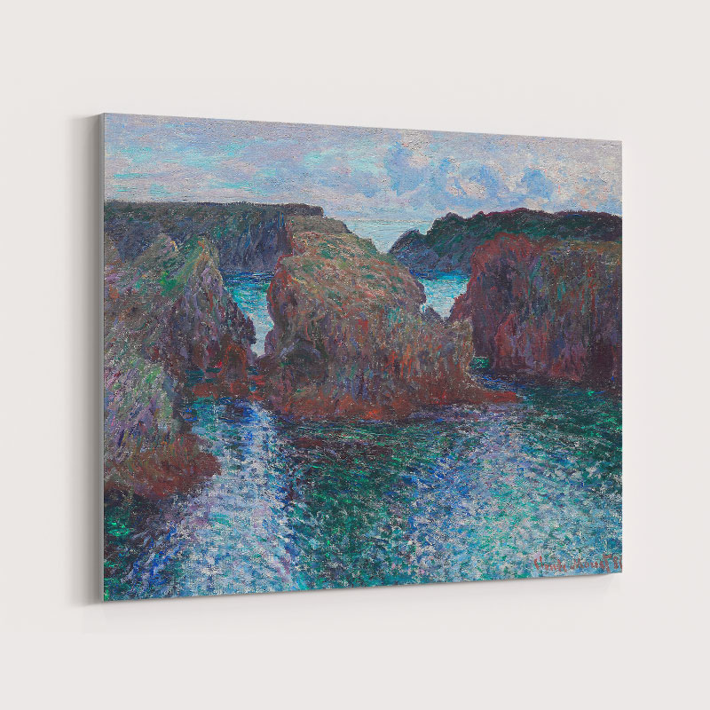 Rocks at Port Goulphar by Claude Monet Art Print