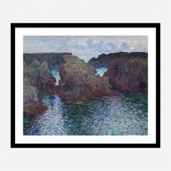 Rocks at Port Goulphar by Claude Monet Art Print