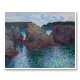 Rocks at Port Goulphar by Claude Monet Art Print