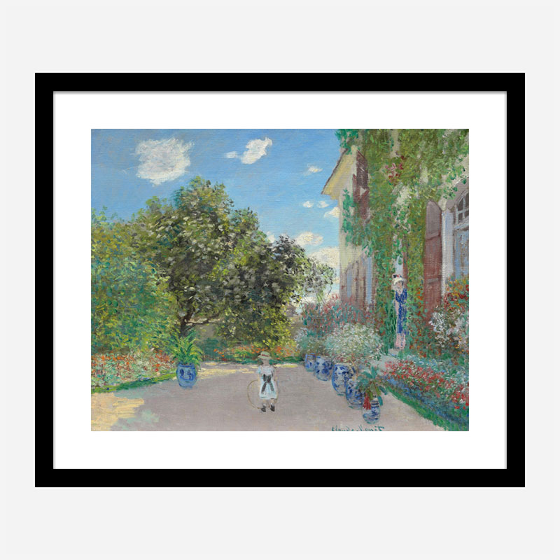 The Artists House at Argenteuil by Claude Monet Art Print