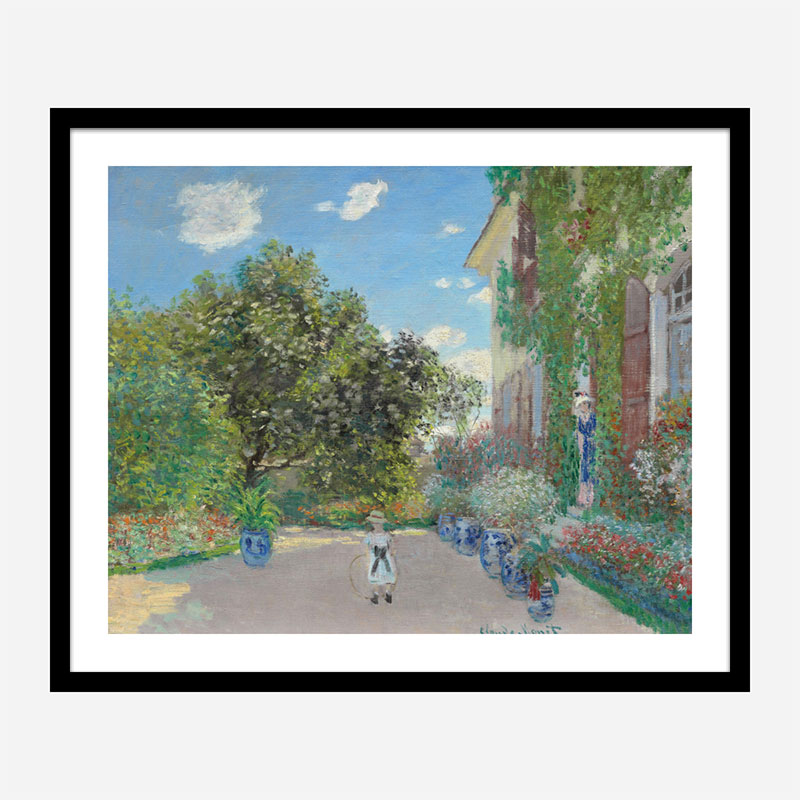 The Artists House at Argenteuil by Claude Monet Art Print