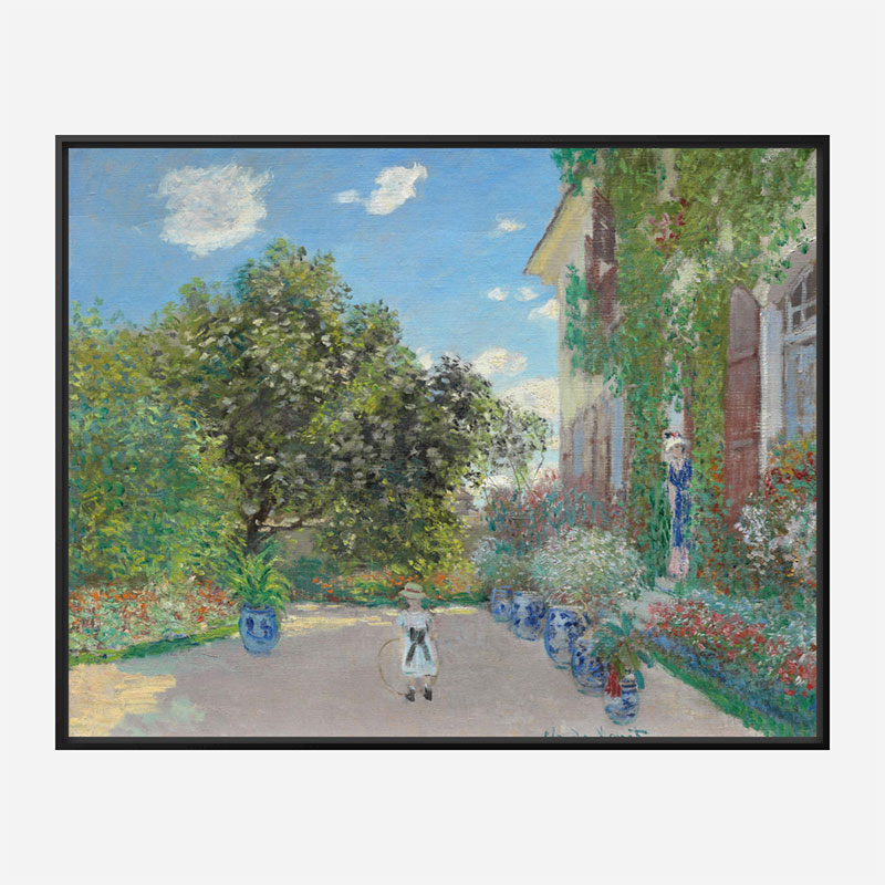 The Artists House at Argenteuil by Claude Monet Art Print