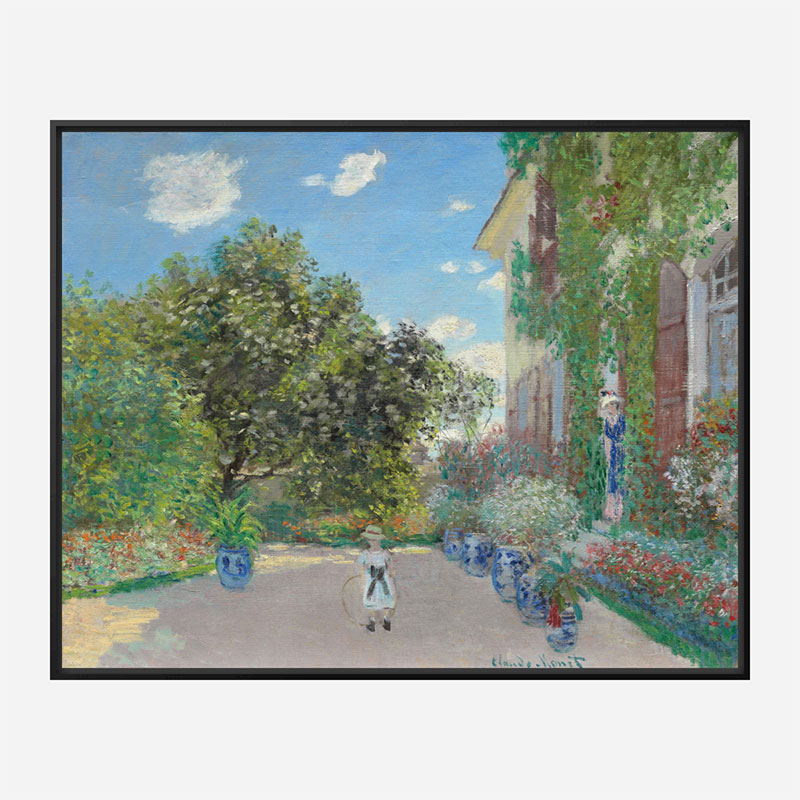 The Artists House at Argenteuil by Claude Monet Art Print