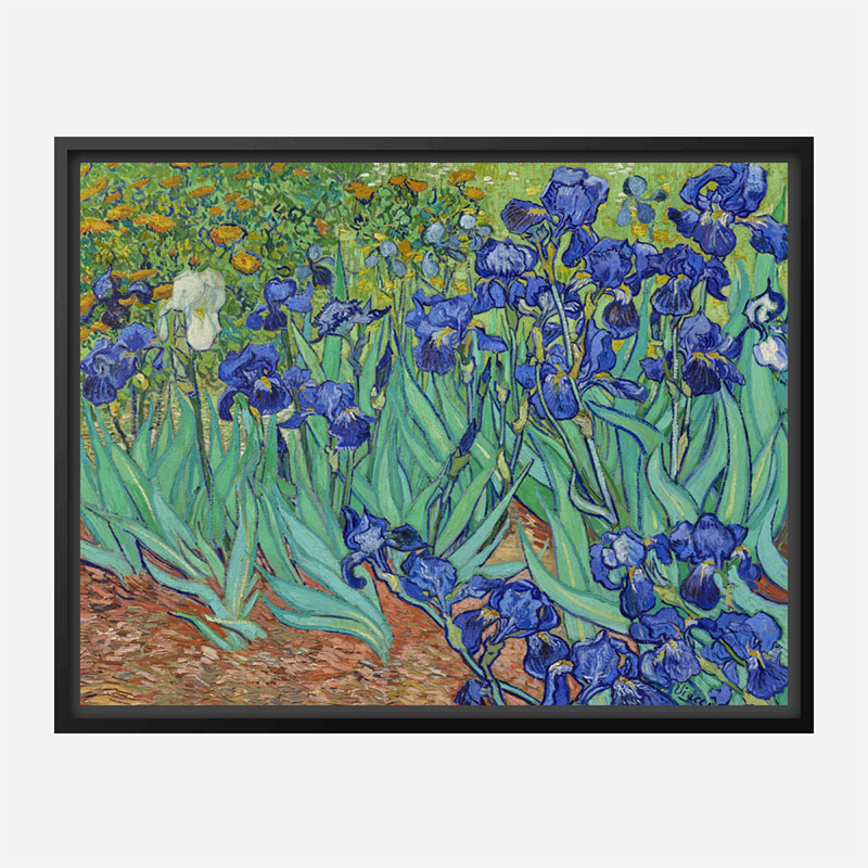 Irises 1889 by Vincent Van Gogh Art Print