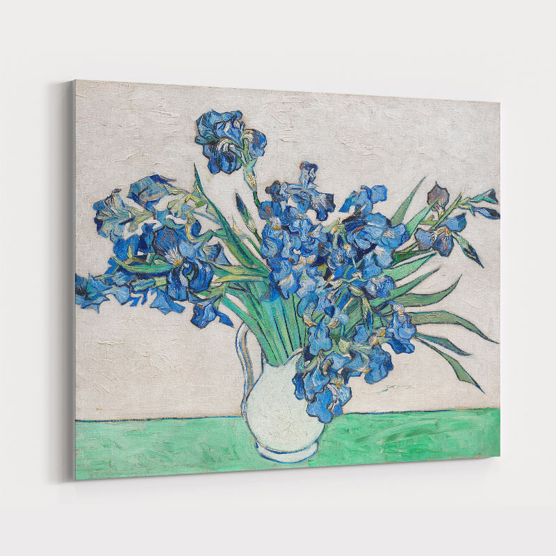 Irises 1890 by Vincent Van Gogh Art Print