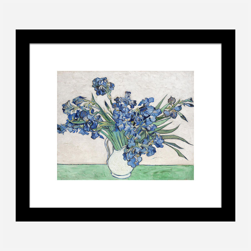 Irises 1890 by Vincent Van Gogh Art Print