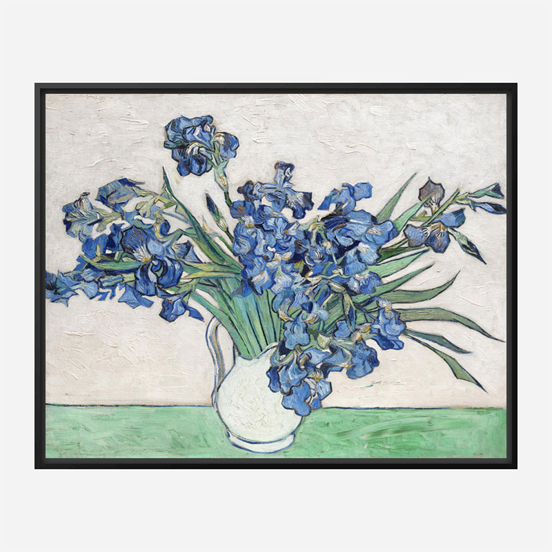 Irises 1890 by Vincent Van Gogh Art Print