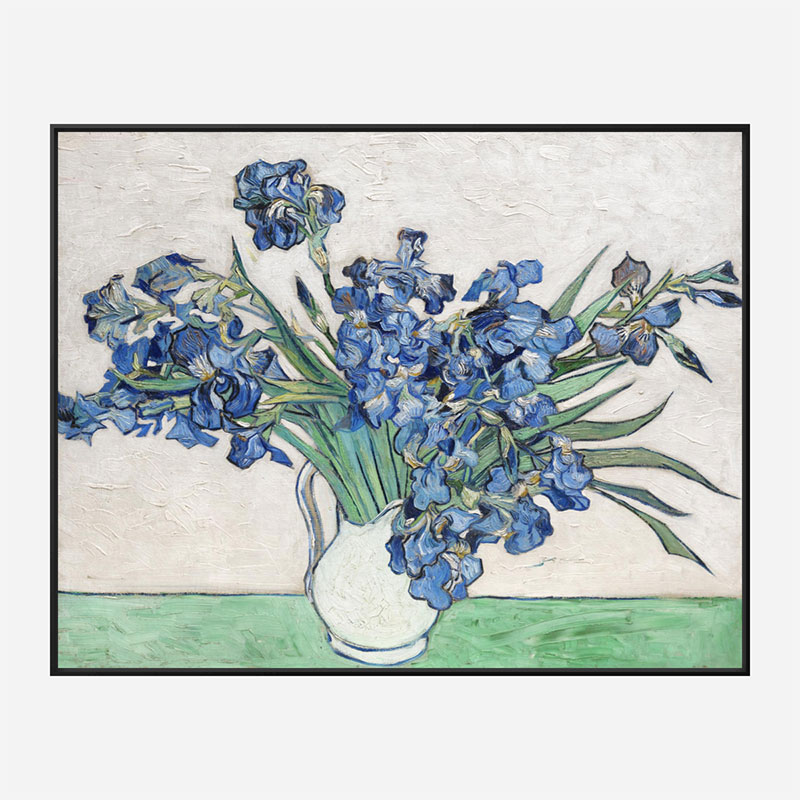 Irises 1890 by Vincent Van Gogh Art Print