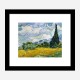 Wheat Field with Cypresses by Vincent Van Gogh Art Print