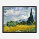 Wheat Field with Cypresses by Vincent Van Gogh Art Print