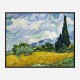 Wheat Field with Cypresses by Vincent Van Gogh Art Print