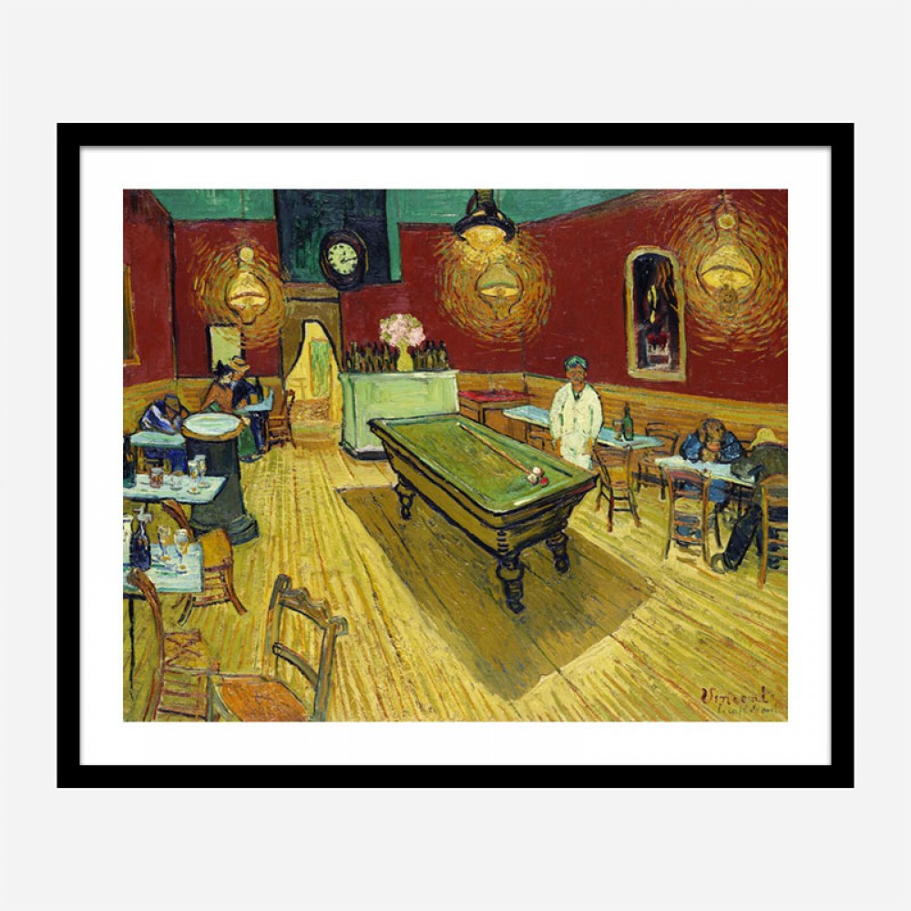 Le cafe de nuit by Vincent Van Gogh Art Print Le cafe de nuit by Vincent Van Gogh Art Print