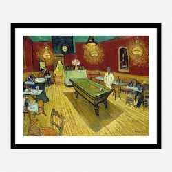 Le cafe de nuit by Vincent Van Gogh Art Print