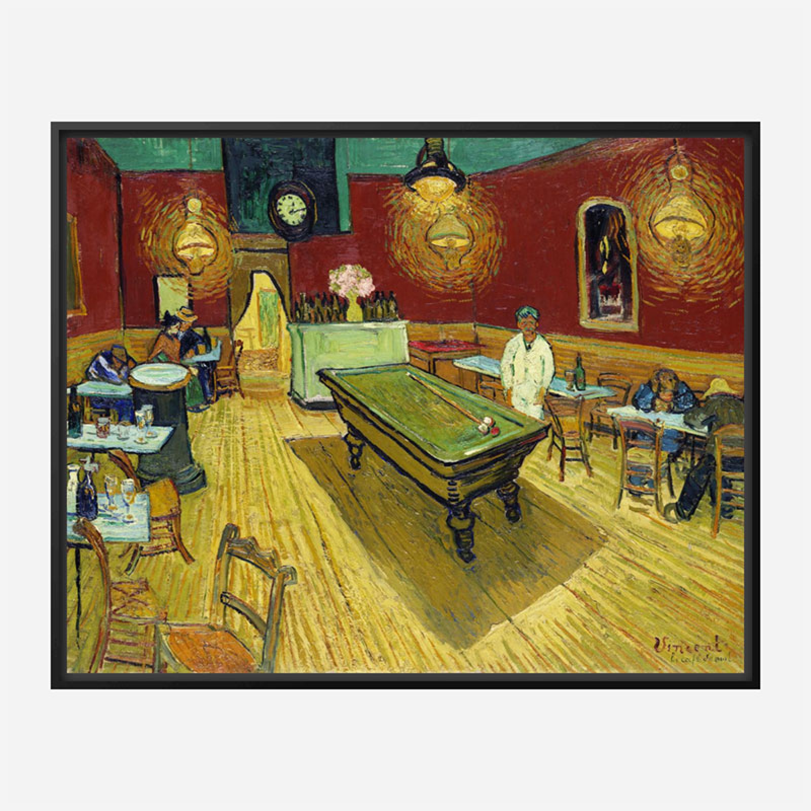 Le cafe de nuit by Vincent Van Gogh Art Print Le cafe de nuit by Vincent Van Gogh Art Print