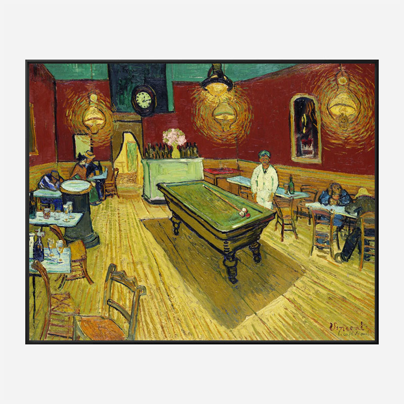 Le cafe de nuit by Vincent Van Gogh Art Print