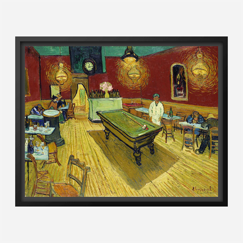 Le cafe de nuit by Vincent Van Gogh Art Print