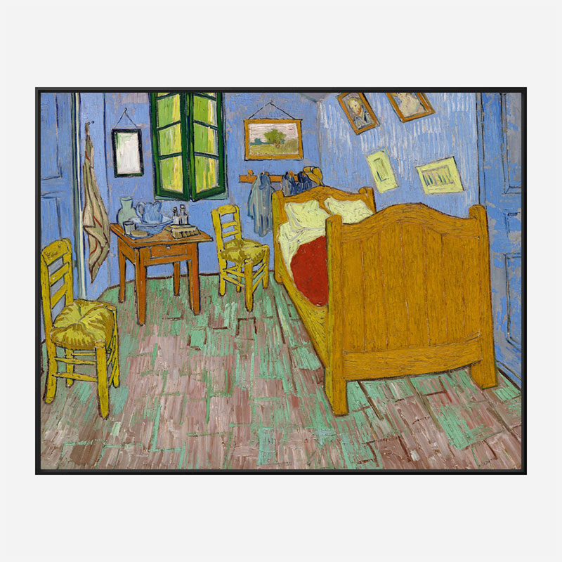 The Bedroom by Vincent Van Gogh Art Print