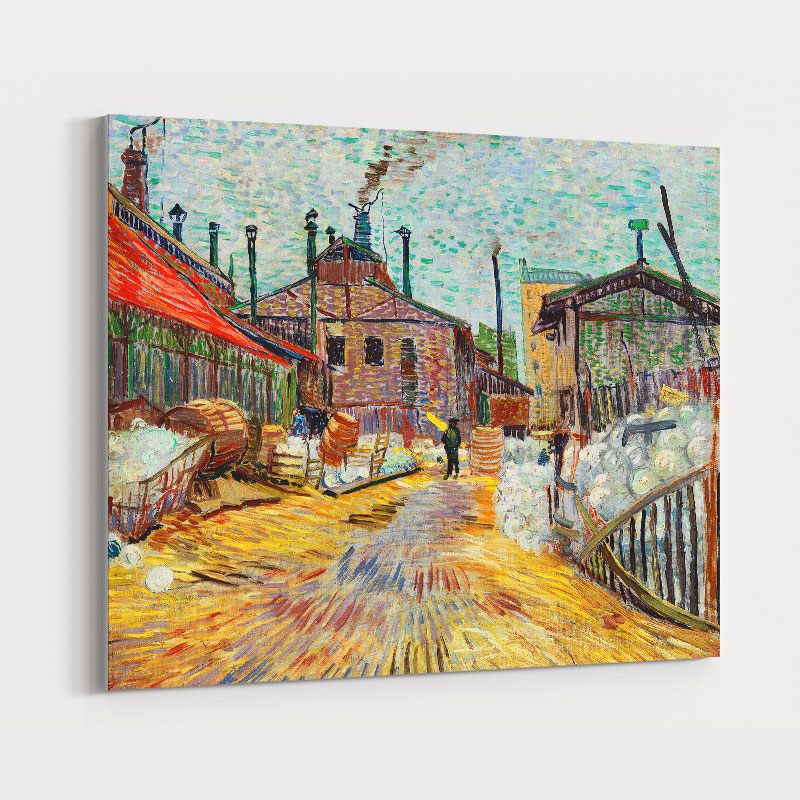 The Factory by Vincent Van Gogh Art Print