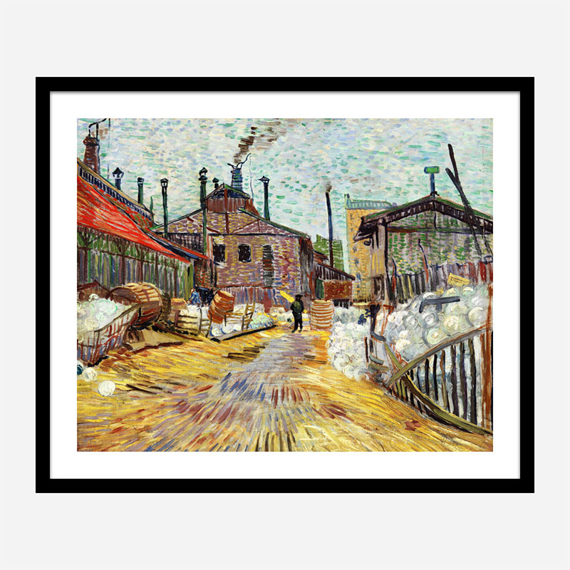 The Factory by Vincent Van Gogh Art Print