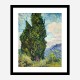 Cypresses by Vincent Van Gogh Art Print