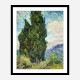 Cypresses by Vincent Van Gogh Art Print